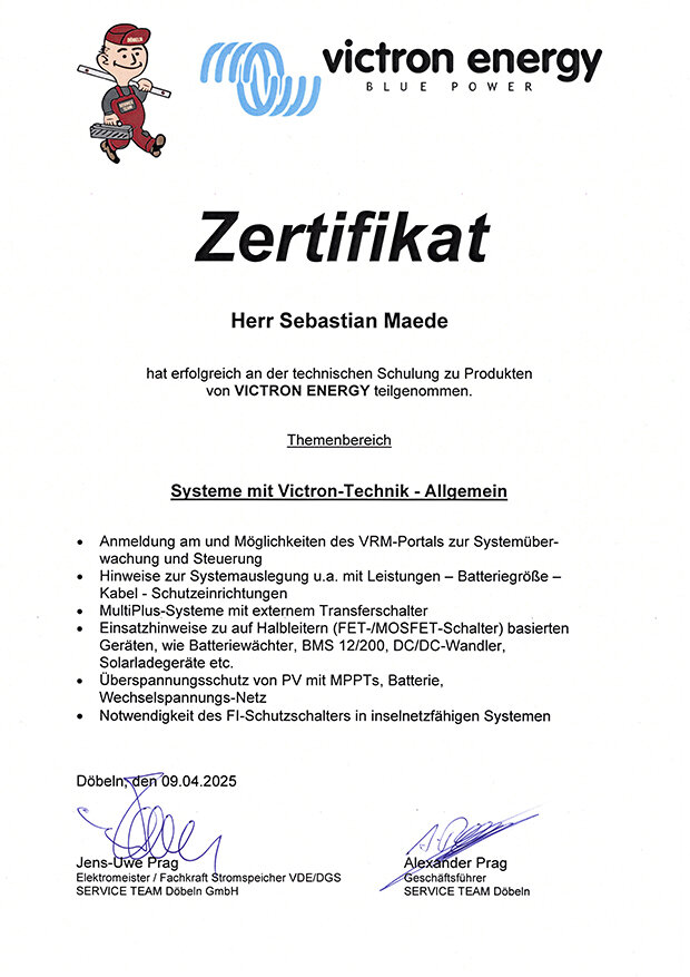 zertifizierter Victron Vertrieb Schnell und Sicher Handelskontor