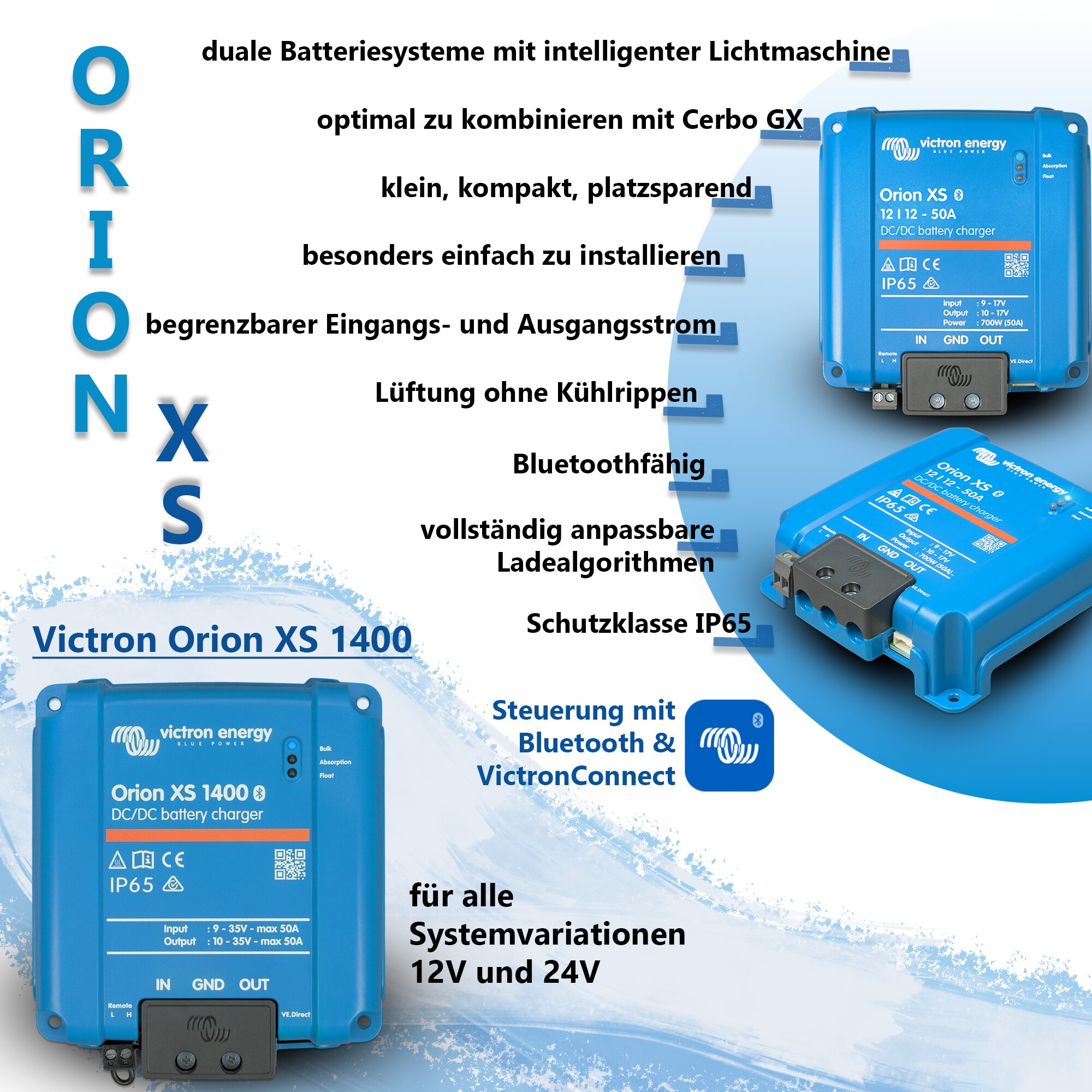 Victron Orion XS Spezifikationen