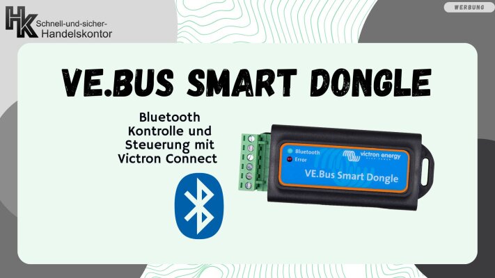 Bluetooth Steuerung mit VE.Bus Smart Dongle - Victron Bluetooth Steuerung mit VE.Bus Smart Dongle
