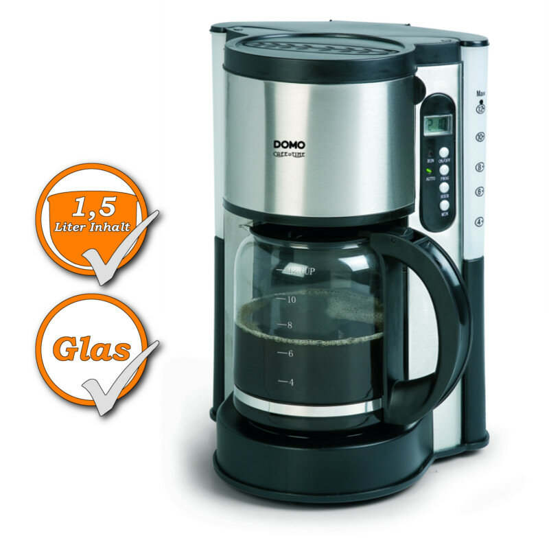 Ersatzkanne für Kaffeemaschine 1,5Liter DOMO DO417KT-GK Glaskanne  Achtung wirklich nur für die angegebene Maschine passend!!!