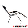 Den campersten 2in1 XXL Komfort Campingstuhl + Liegestuhl - Extra Komfort dank Kopfkissen, besonders breite Liegefläche u. hohe Tragkraft 180KG