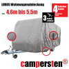 Die campersten® LUXUS Wohnwagen-Abdeckhaube 4,6-5,5m Größe:M - High-Protection 4Schichten-Gewebe
