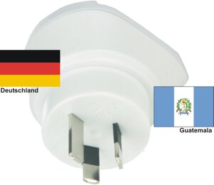 Reiseadapter Guatemala auf Deutschland - Skross 1.500209 Reisestecker