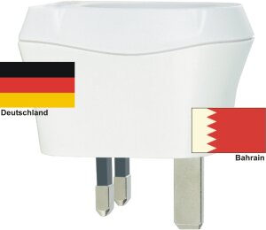 Reiseadapter Bahrain auf Deutschland Skross 1.500230 Reisestecker