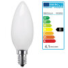 LED Kerze standard opal E14 4,1W, dimmbar, Segula 50252 LED Lampe