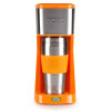 Kaffee ToGo Kaffeemaschine 400ml Kaffee im Thermobecher DOMO DO439K orange