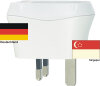 Reiseadapter Singapur auf Deutschland Skross 1.500230 Reisestecker