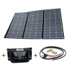 Wattstunde® SunFolder 180W Solartasche Solarmodul BASIC Set inkl. 20A Laderegler und Anschlusskabel, faltbar