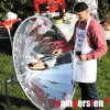 campersten® Solarkocher Sonnenkocher Sonnenofen Premium14, Kochen mit Sonnenenergie, 140cm Durchmesser (Leistung ca. 700 Watt)