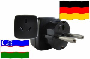Reiseadapter Deutschland - Kompatibel mit Geräten...
