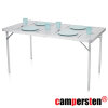 Alu-Campingtisch mit ausziehbarer Tischplatte von 94cm auf 127cm, geringes Eigengewicht, witterungsbeständig, klappbar am campersten®