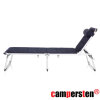 am campersten® Campingliege extra breit und lang, kompakt zusammenklappbar, einstellbare Rückenlehne in 5 Positionen