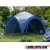 Universal Garten-Pavillon auch für Camping mit abnehmbaren Seitenteilen und UV-Schutz 320x320x255cm blau