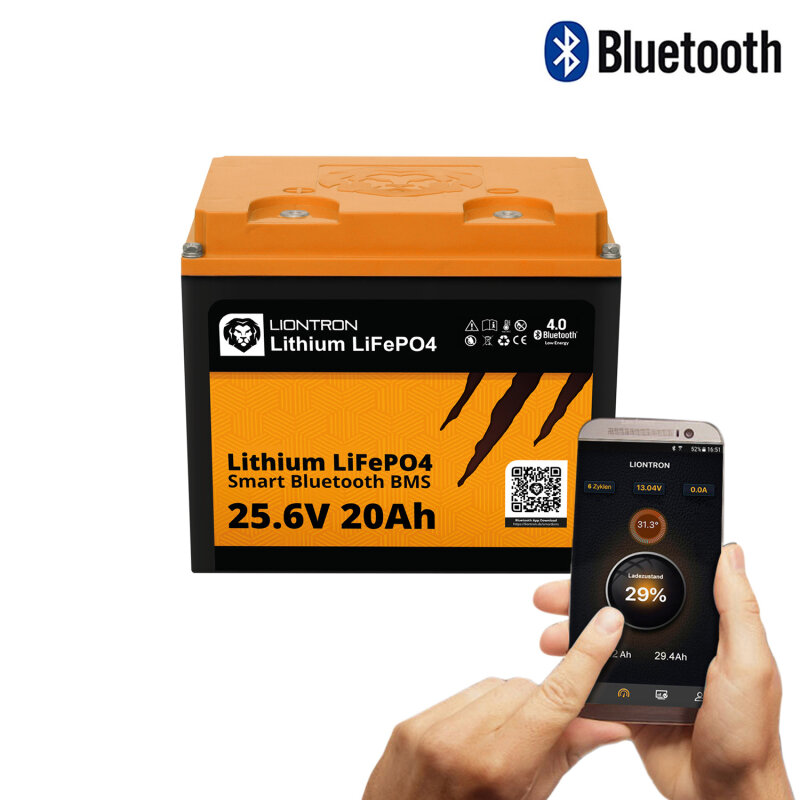 LIONTRON LiFePO4 25,6V 20Ah LX Smart BMS mit Bluetooth