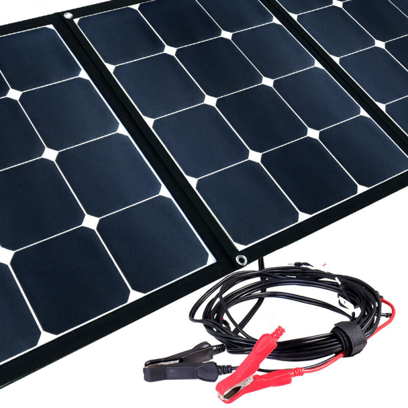 120Watt Solartaschenset FSP-2 Solarmodul MPPT Set+ inkl. 15A MPPT Laderegler mit Bluetooth und Anschlusskabel, faltbar