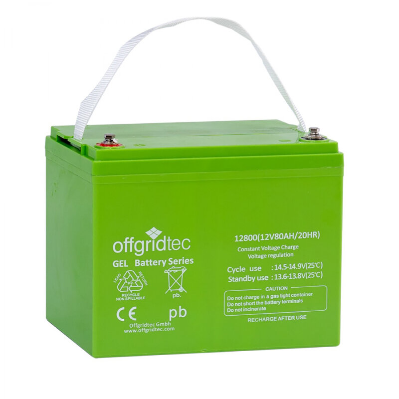 Offgridtec 80Ah C10 GEL Akku 12V