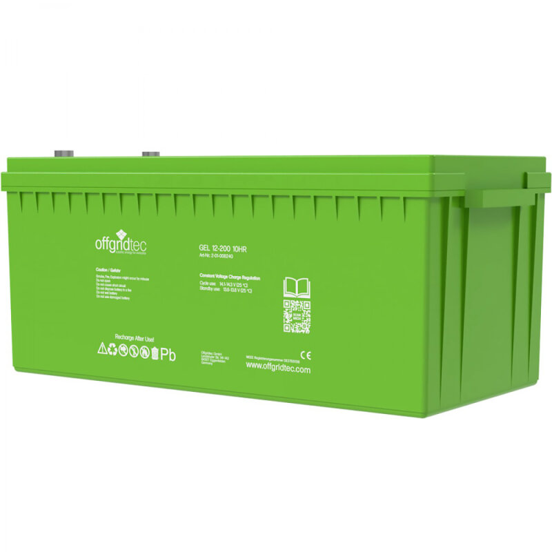 Offgridtec 200Ah C10 GEL Akku 12V