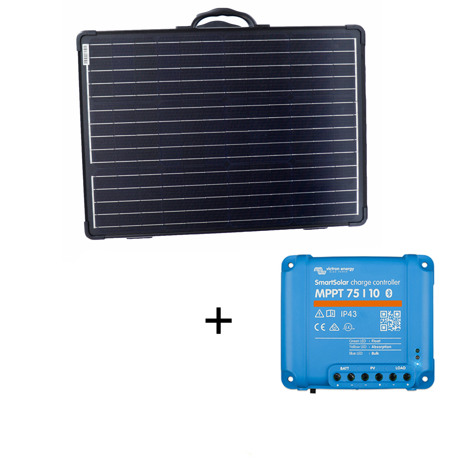 100W Solarkoffer ULTRA LIGHT WS100SUL Victron MPPT BT Set, 354,99