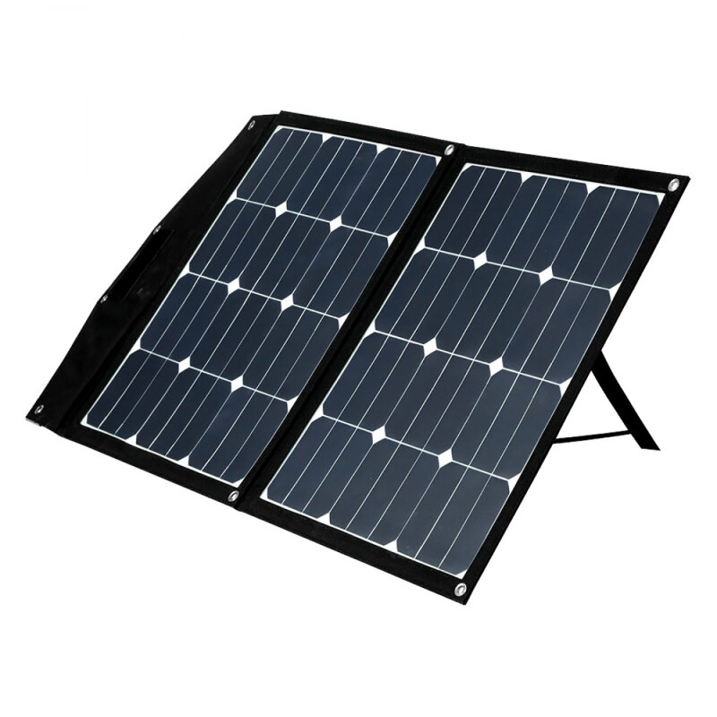 80Watt Solartaschenset FSP-2 Solarmodul Set inkl. 10A PWM Laderegler mit Anschlusskabel, faltbar