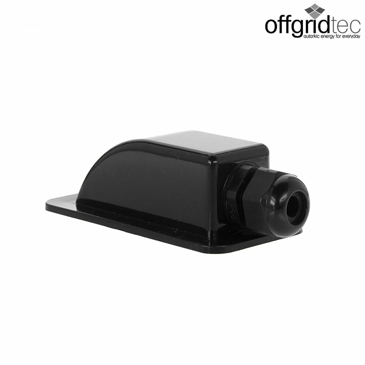 Offgridtec Dachdurchführung 1-Fach schwarz für Kabeldurchmesser 13mm-18mm 