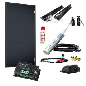 100W Wohnmobil-Solaranlage, Komplett-Set mit Schindel...