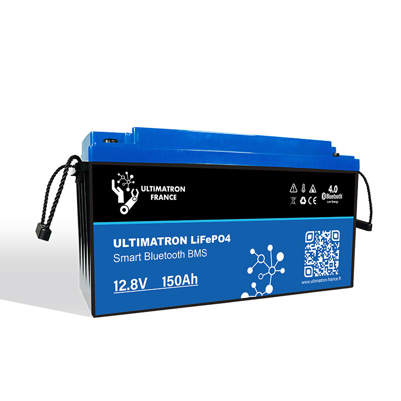 ULTIMATRON® LiFePO4 12,8V 150Ah Solarakku mit Smart BMS 1920Wh