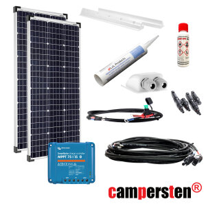200W Wohnmobil-Solaranlage, Komplett-Set mit 36V-Modulen...