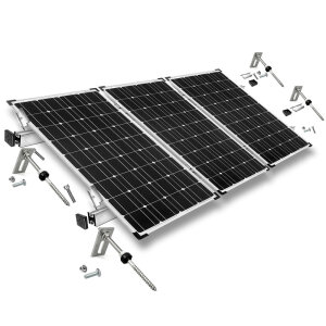 Befestigungs-Set für 3 Solarmodule - Wellethernit-...