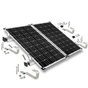 Befestigungs-Set für 2 Solarmodule - für...