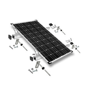 Befestigungs-Set für 1 Solarmodul - Wellethernit-...