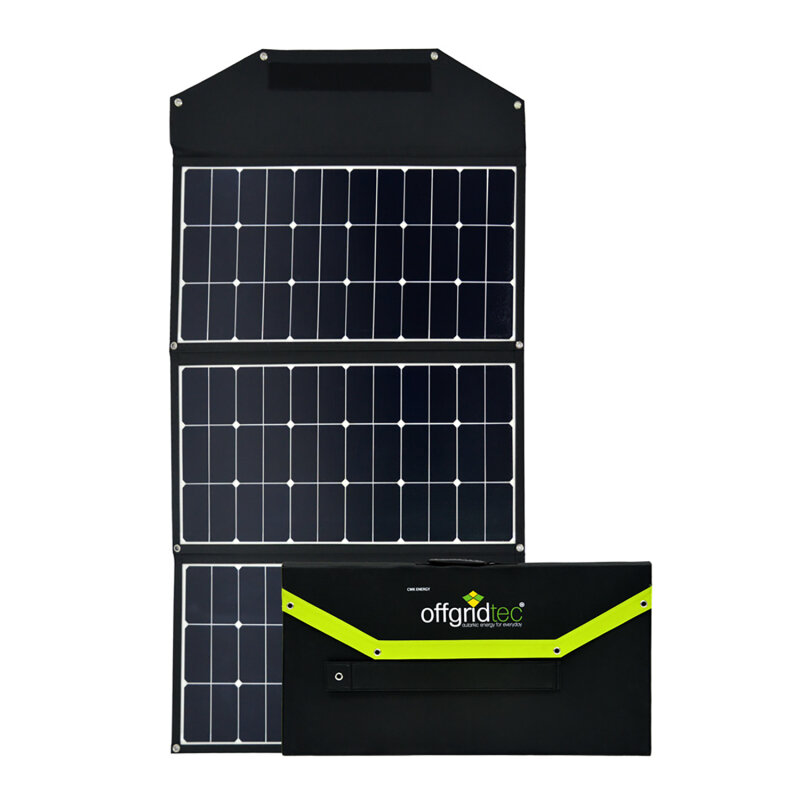 Offgridtec Solartasche FSP-2 180Watt Ultra faltbares Solarmodul - passt in die Frontscheibe von Fiat Ducato, Citroen Jumper usw. - Einführungspreis