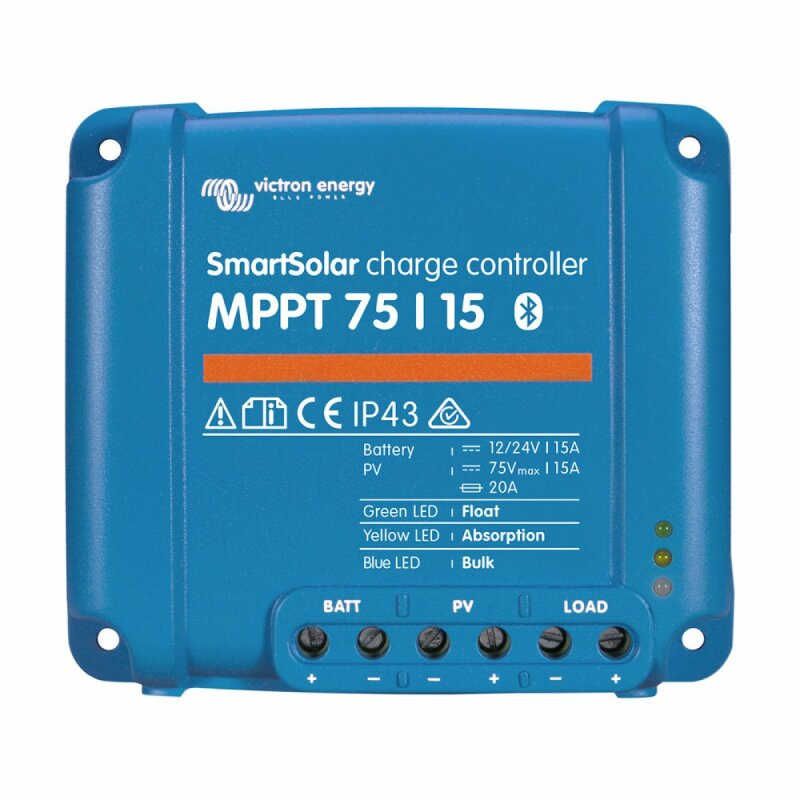 Victron SmartSolar MPPT 75/15 Bluetooth integriert mit 0% Umsatzsteuer nach §12 Abs. 3 UStG