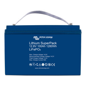 Victron Lithium SuperPack 12,8/25,6 V, 20-200 Ah LiFePO4...