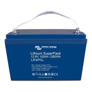 Victron Lithium SuperPack 12,8/25,6 V, 20-200 Ah LiFePO4...