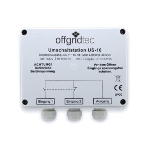 Umschaltstation für Netzvorrangschaltung USV Betrieb