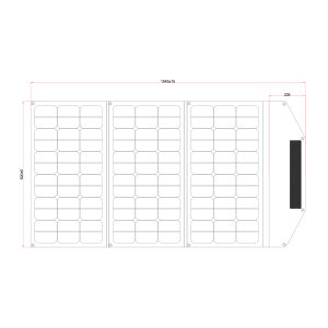 195Watt Solartaschenset FSP-2 Solarmodul Set inkl. 30A MPPT Bluetooth Laderegler mit Anschlusskabel, faltbar - mit 0% Umsatzsteuer nach §12 Abs. 3 UStG