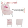 Design Mädchen-Sessel Prinzessin Muster mitwachsend + Weiße Füße Somebunny FP20