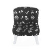 Design Jungen-Sessel Piraten-Muster mitwachsend + Weiße Füße Somebunny FP10