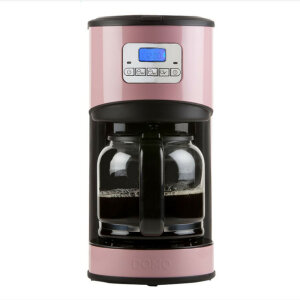 RetroKaffeemaschine für 1,8Liter DOMO DO477K Kaffeeautomat Pastell-Rosa