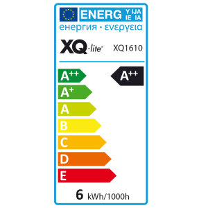 XQ-lite LED Leuchtmittel 6 Watt ersetzt 60Watt, E27, Smartwares XQ-1610 warmweiß
