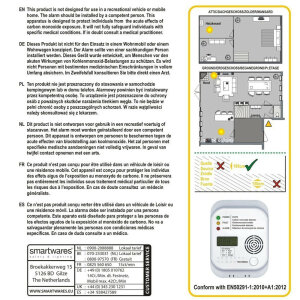Kohlenmonoxydmelder FA370 Gasmelder SMARTWARES 10.021.54