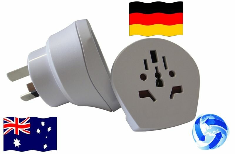 Reiseadapter Welt auf Australien + Deutschland - Kombi-Adapter 1.500210