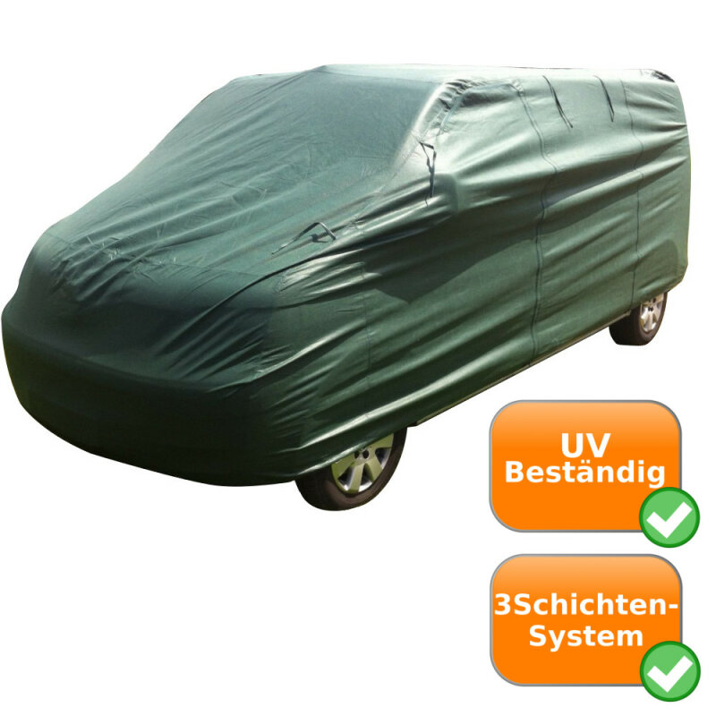 VW T4/T5 Van Abdeckung, Autoabdeckung Kampa 885001 grün