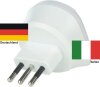 Reiseadapter Italien auf Deutschland Skross Single Travel Adapter 1.500212