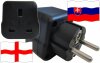 Reiseadapter Slowakei für Geräte aus England