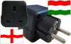 Reiseadapter Ungarn für Geräte aus England