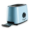 Edelstahl Retro-Toaster für zwei Toast-Scheiben DOMO DO953T pastell-blau