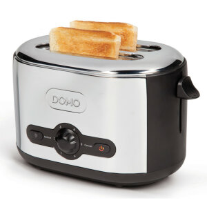 Edelstahl Toaster DOMO DO428T in Retro Optik