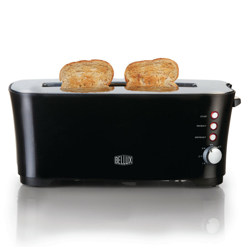 Toaster für 2 Scheiben leckeres Toastbrot Bellux BX2000 schwarz