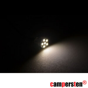 LED Spot, Leuchtmittel, Energiesparlampe, 3000K Warmweiß, 12V, für Wohnwagen und Wohnmobil mit GU4 MR8